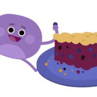 Ballooning Blueberry Cobbler