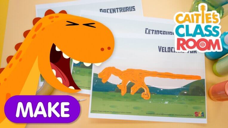 Dinosaur Scratch Card