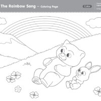 The Rainbow Song Coloring Page