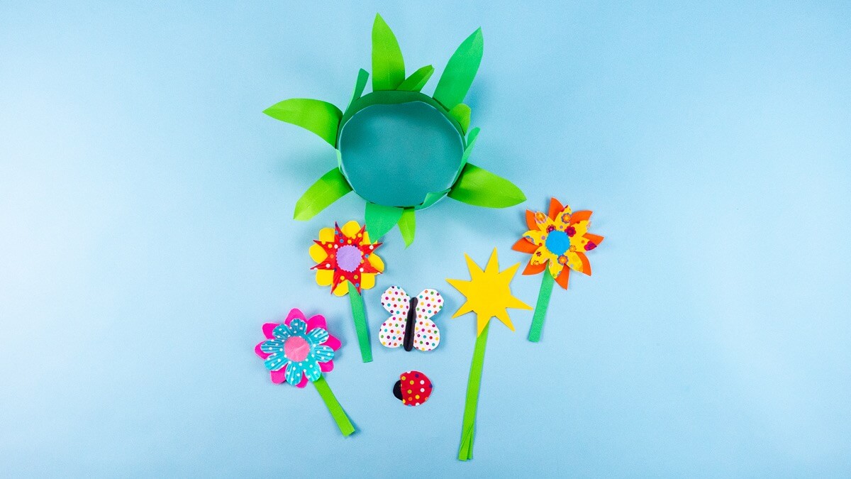 Spring Flower Crown Craft