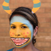 DIY Super Simple Monster Face Paint